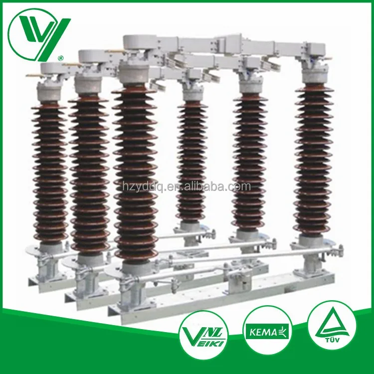 Кв 3 Фазы Выключатель, Изображения По Вертикали Перерыв Разъединитель и Изолятор