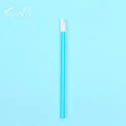 Manufacturers wholesale hollow flocking disposable lip brush lip gloss brush beauty makeup wand