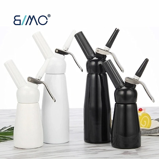 Thermal Kitchen Whipped Cream Dispenser  1-Pint Whipper Canister Container With 3 Whipping Decoration Tips