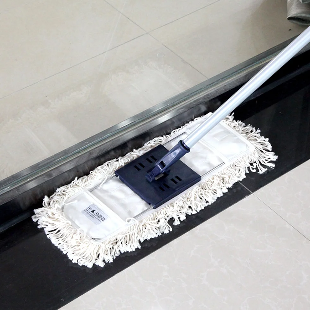Household supplies 360 Degree Rotation Cotton Yarn Flat Floor Cleaning Mop