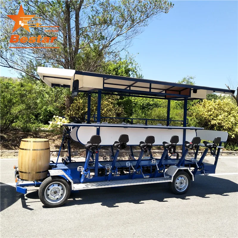 Электрический шаттл автобусная компания прогулка велосипед для паба городской тур