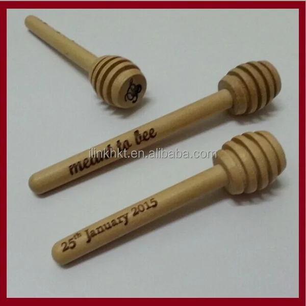 Custom sizes wooden Honey Dippers