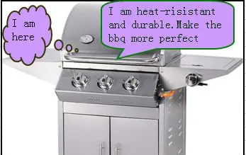 
chrome plated matte nickel zinc alloy gas bbq grill knob 