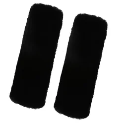 Индивидуальный Стайлинг, пушистая шерстяная накидка на ремень безопасности, наплечная Накладка для автомобильных аксессуаров, Интерьерная подушка из австралийского мериноса и овчины