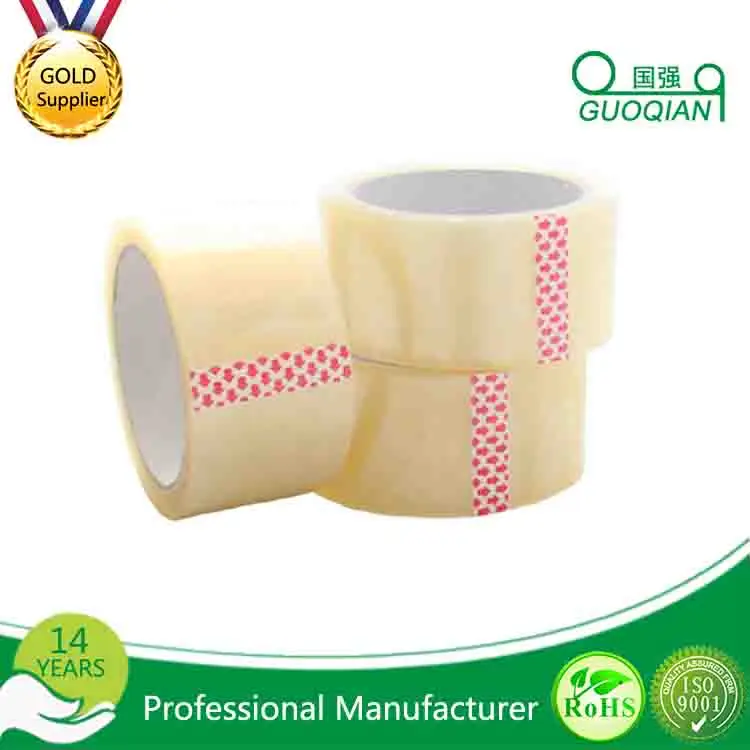 Clear bopp with water based glue heavy duty carton sealing tape
