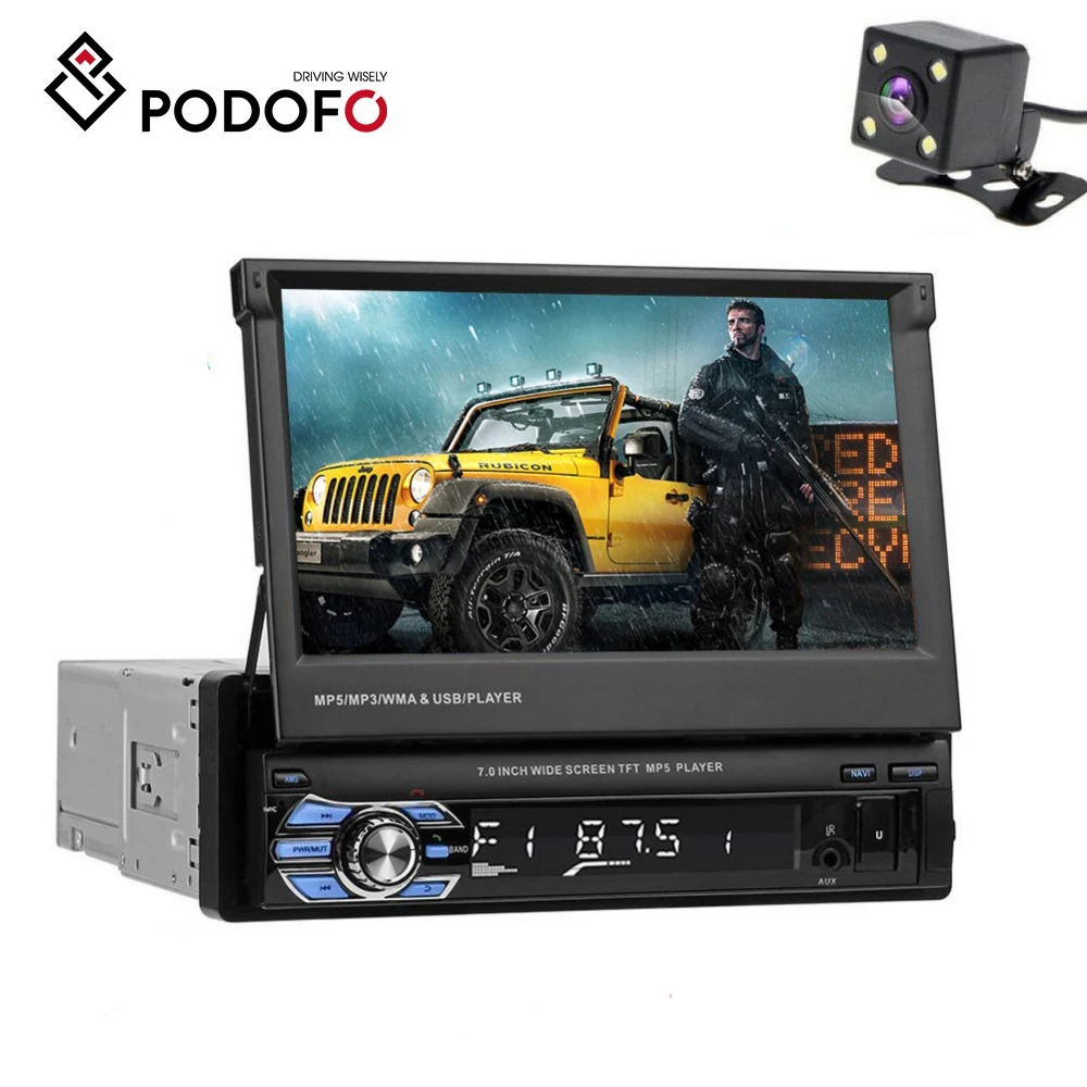 
Podofo Car Radio BT Car Stereo 1 din 7