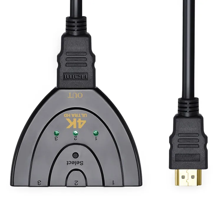 
1080P 3 to 1 Pigtail HDMI Switch 3 in 1 out HDMI Switcher 1080P 3 to 1 Pigtail HDMI Switch 3 in 1 out HDMI Switcher