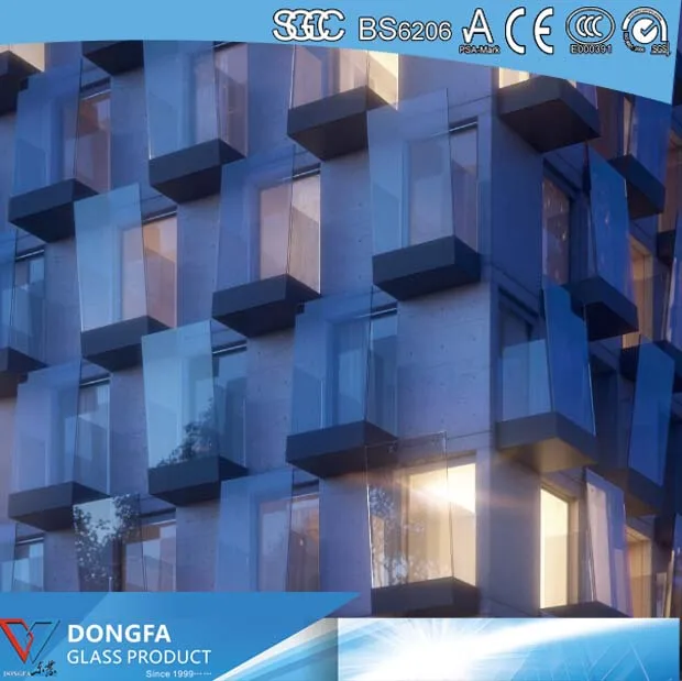 
XYG laminated safety glass for balcony railing glass 