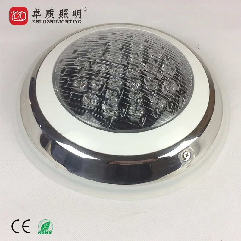 Hot-sale Waterproof AC12/24V RF Remote Control ABS LED Swimming Pool Wall Light Colorful