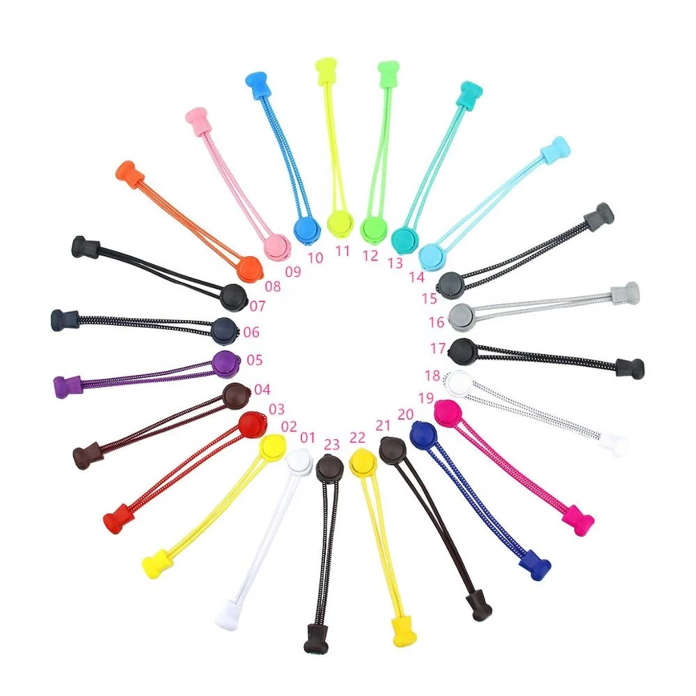 
Elastic No Tie Lock Shoelaces Shoe Strings Laces 