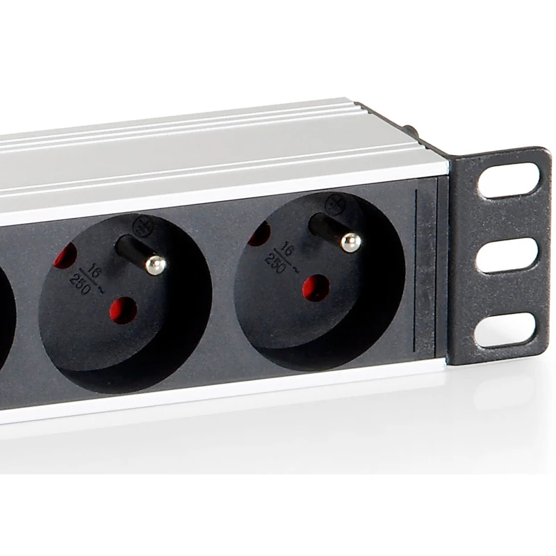 1u 19 дюймов французский Тип 9 способы стойку блок питания для монтажа в стойку блок распределения питания