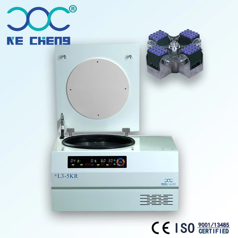 CHENG Hospital and Lab Low Speed Refrigerated Centrifuge Economical Type L3-5KR for Blood Bank