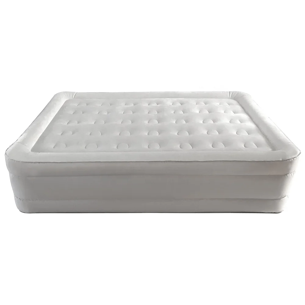 TPU Air Mattress Elevated Raised Blow Up Bed Inflatable Airbed with Built-in Electric Pump