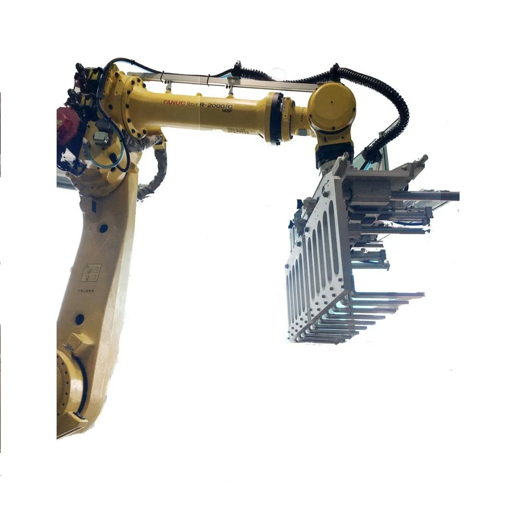 customized bag box robot palletizer stack arm handling lifting bag box palletizing robot hand