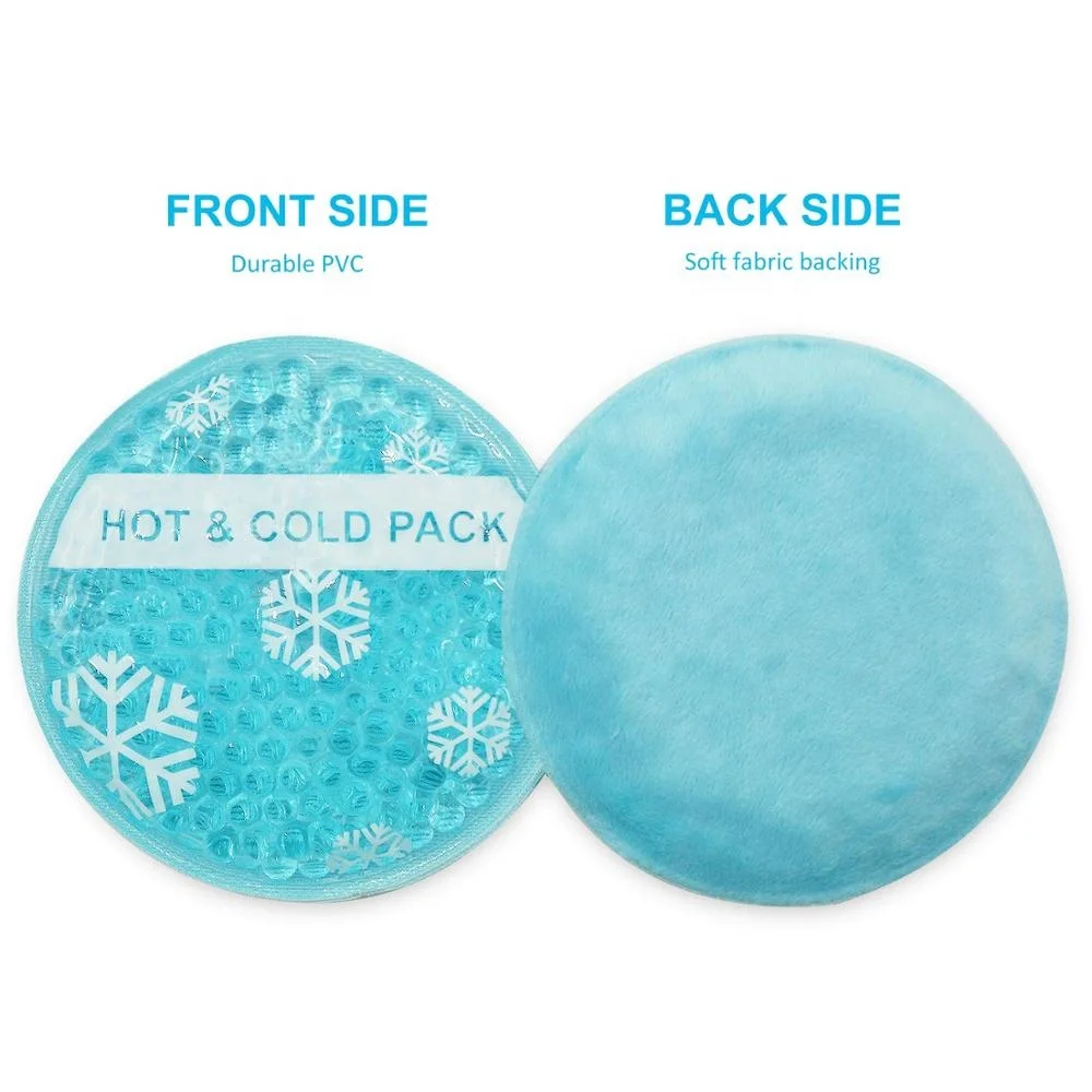 Hot cold round shape ice pack relief pain ice bead bag gel ice bead pack