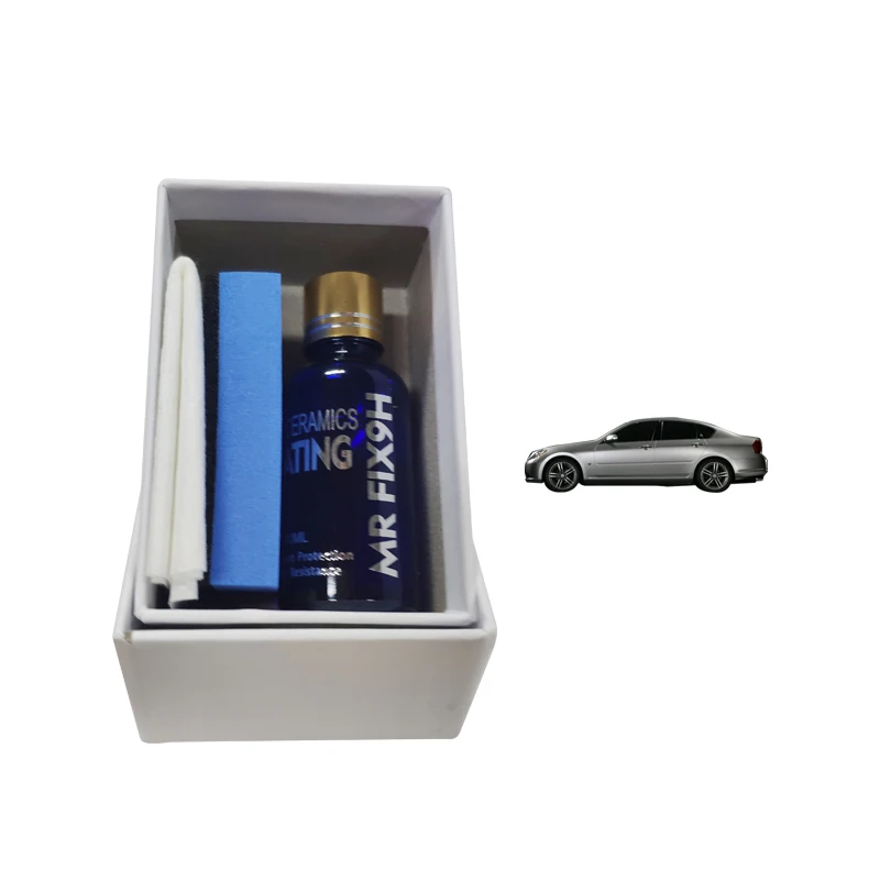 Auto mobile body nano 9H ceramic coating protecting High gloss