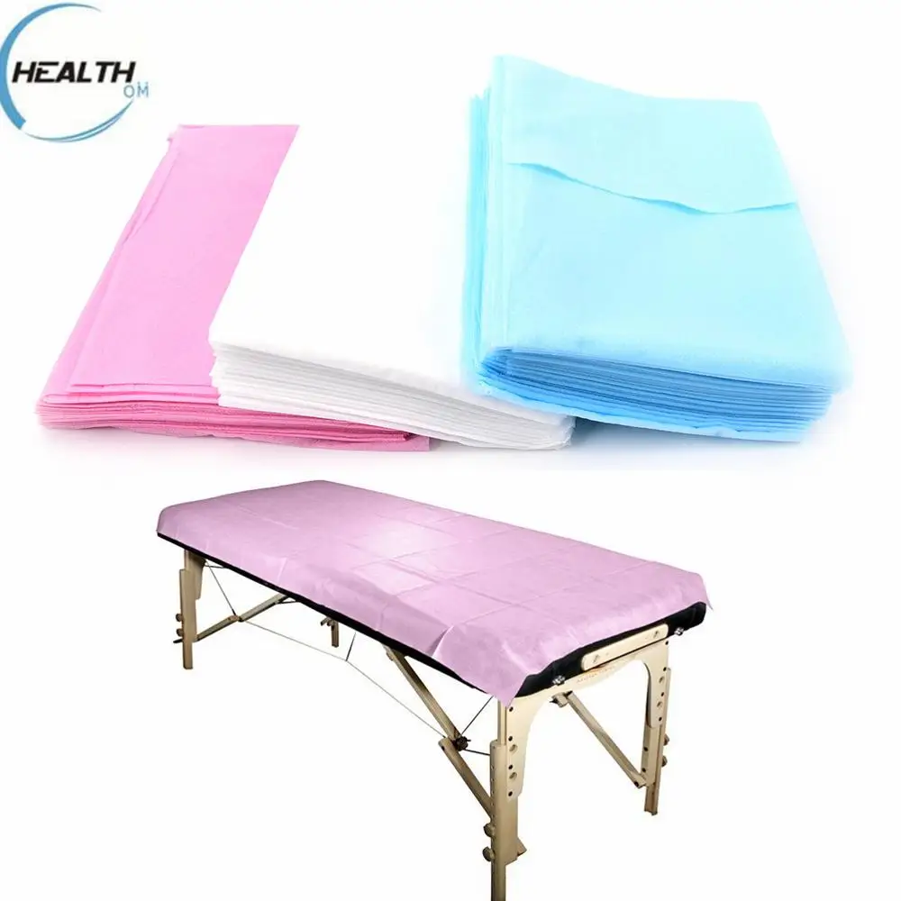 
Disposable hospital spa soft elastic nonwoven sheet bed cover disposable massage sheet 