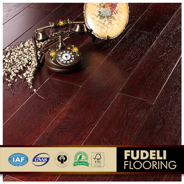
Hand Scraped Oak Parquet Wood Flooring Multilayer Engineered Wood Flooring 14mm 