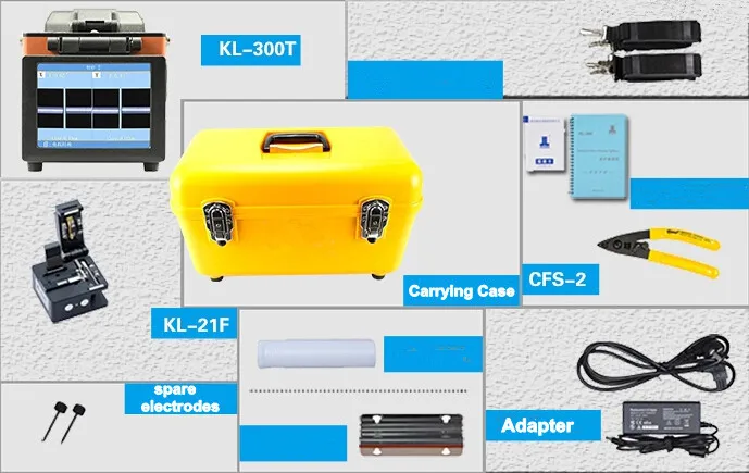 Chinese JiLong KL-300T Fusion Splicer / Splicing Machine