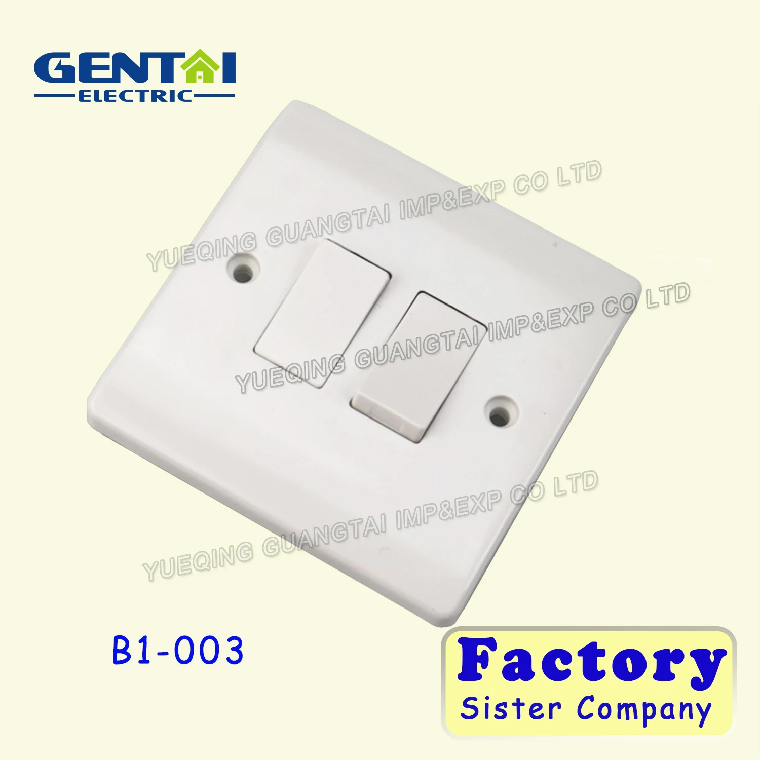 High Quality Uk 2 Gang 1way /2 Way British Standard Bakelite Wall Switches