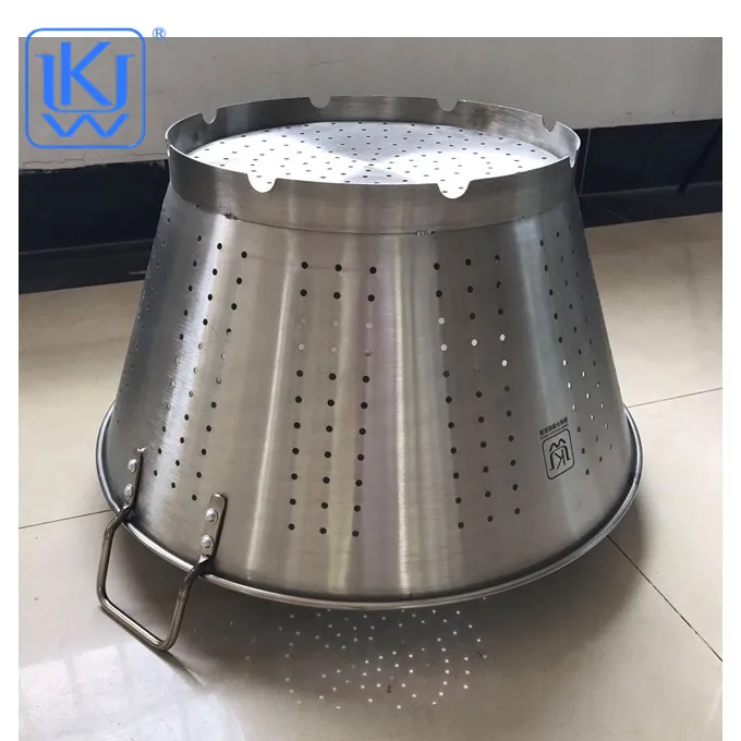 UKW Kitchenwares Double Ears Design Stainless Steel Colander Strainer Basket