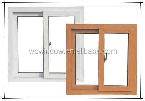 Anti-UV protection PVC sliding window cheap price sliding window
