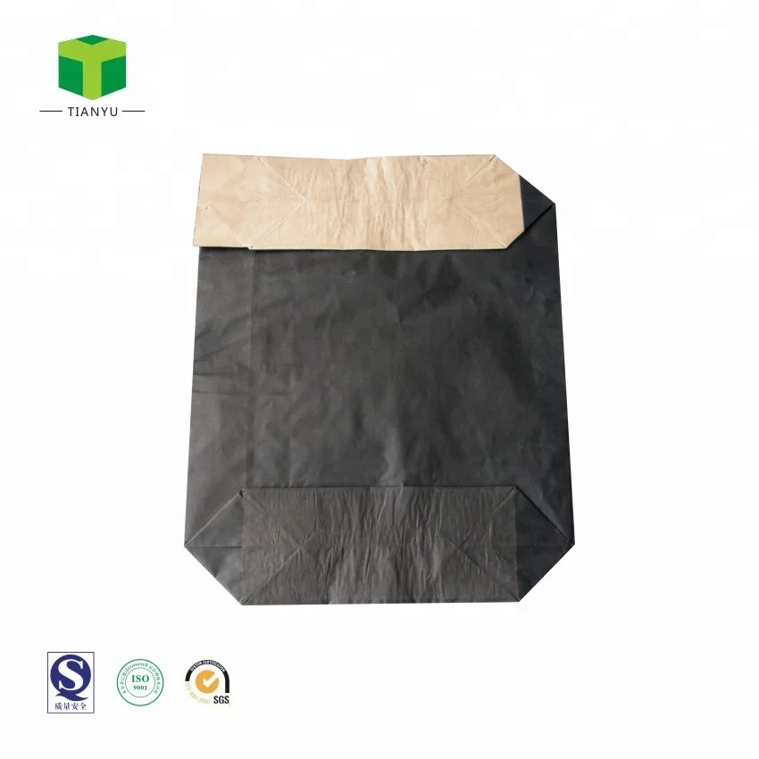 Wall Putty Packaging Valve Bags with Pe Liners Paper Sacks Industry Agriculture Kraft Paper Bags 20kg 25kg Cement Paper Sacks