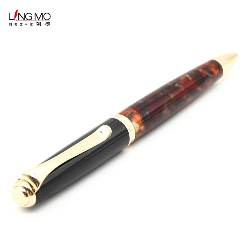 Lingmo Personalized High Quality Luxury Resin Gift Ball Pen/Ballpoint With Logo