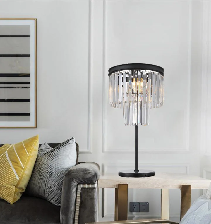 K9 crystal design home decorative table lamp in china