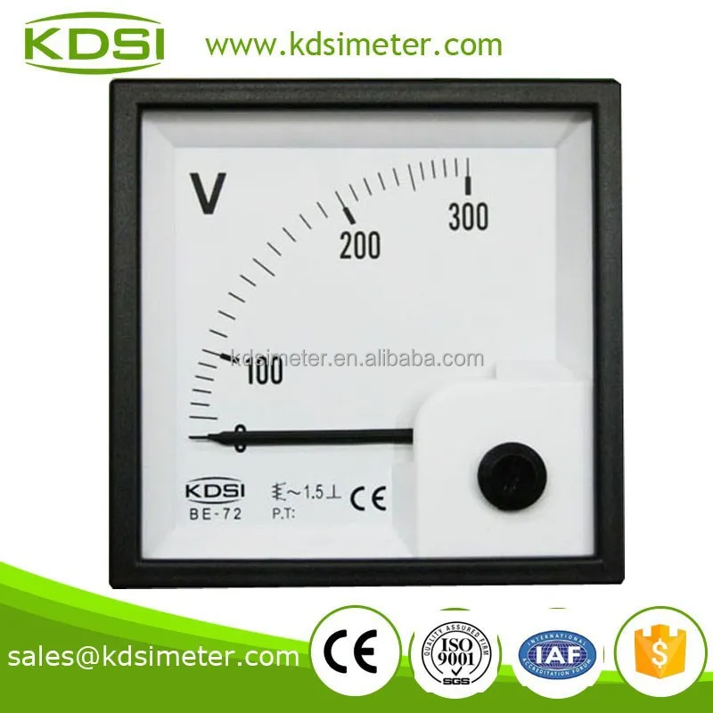BE-72 300В постоянного тока AC вольтметр