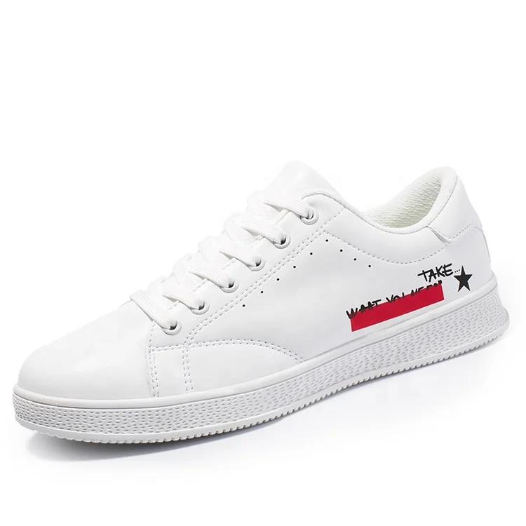 
Wholesale custom design PU lace up casual skateboarding shoes sneakers 