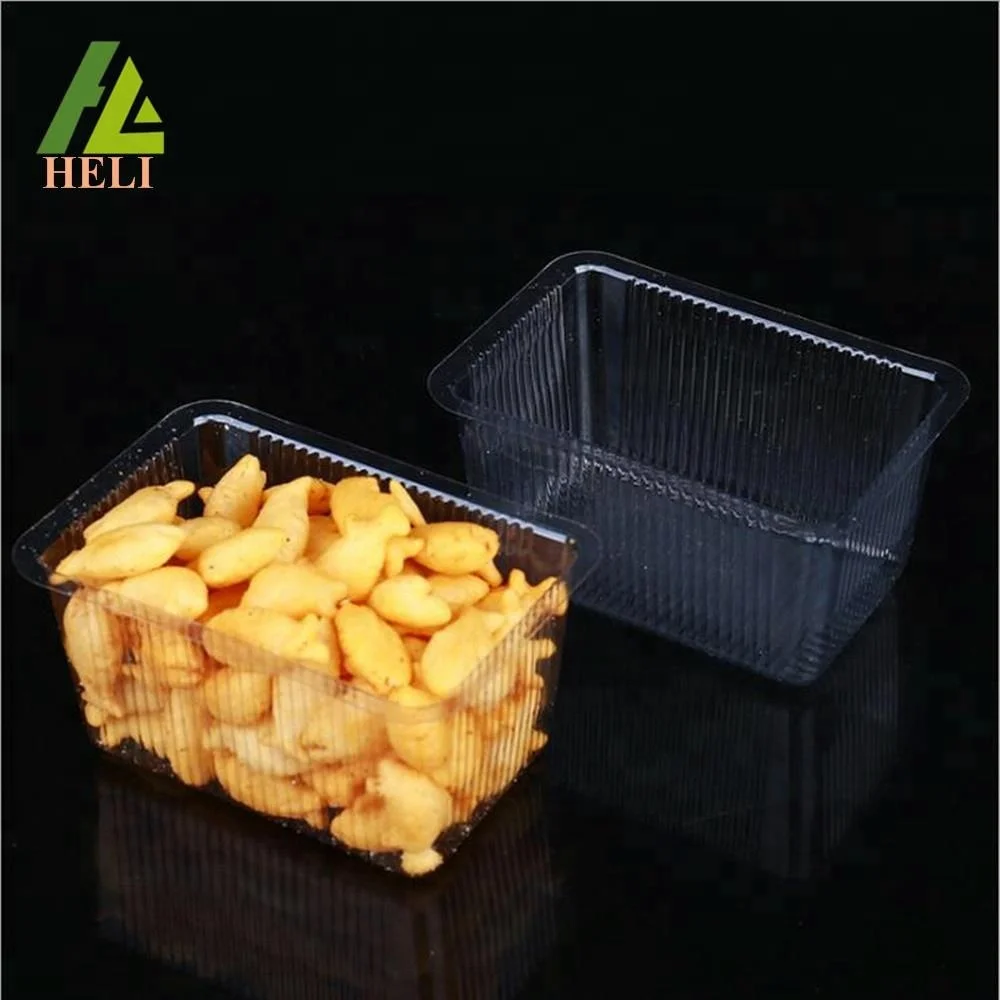 
Customized logo clear transparent blister plastic biscuit tray 