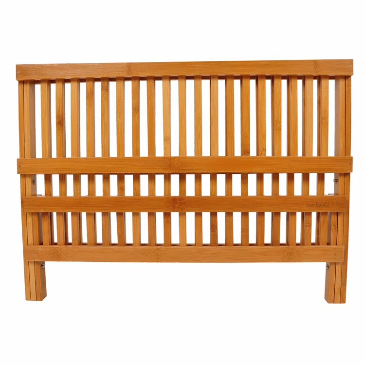 Eco-friendly Bamboo Drying Holder Kitchen Folding Dish Rack and Holders