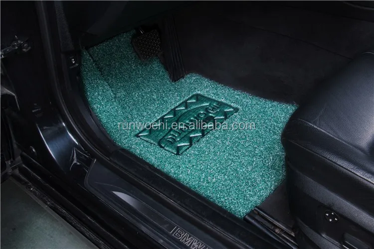 Eco-friendly PVC coil car carpet mat roll or set or pc