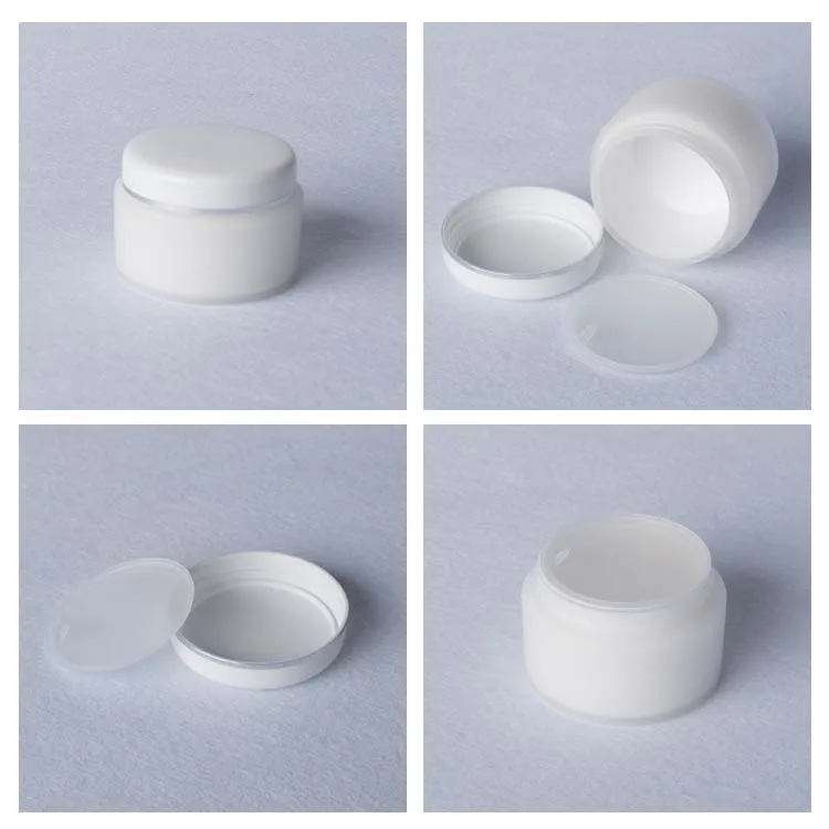 New product 15g 30g 50g plastic PP cosmetic double wall jar