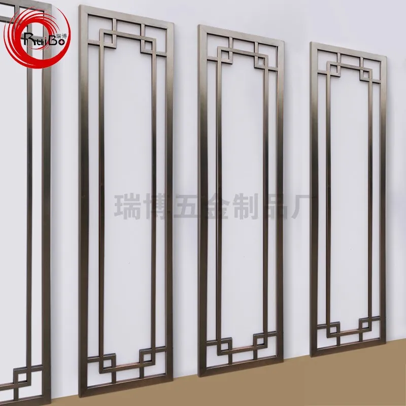 Chinese classical style aluminum metal screen panels
