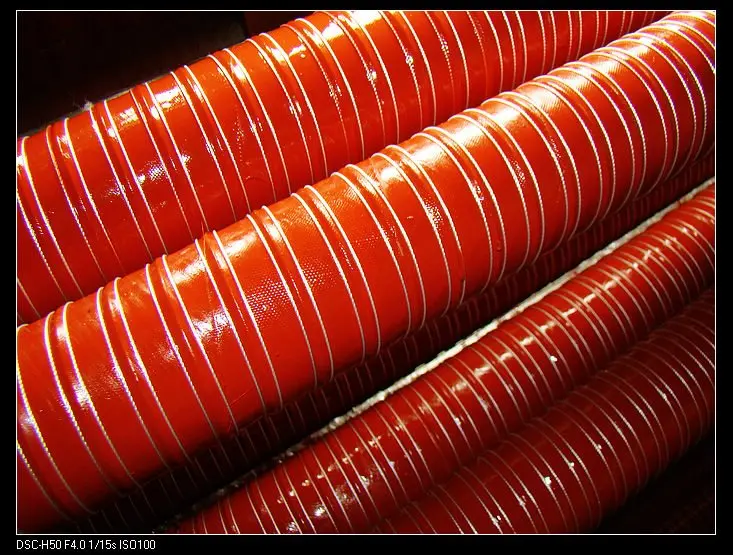 силиконовым покрытием стекла волокна ткани высоких температур протока