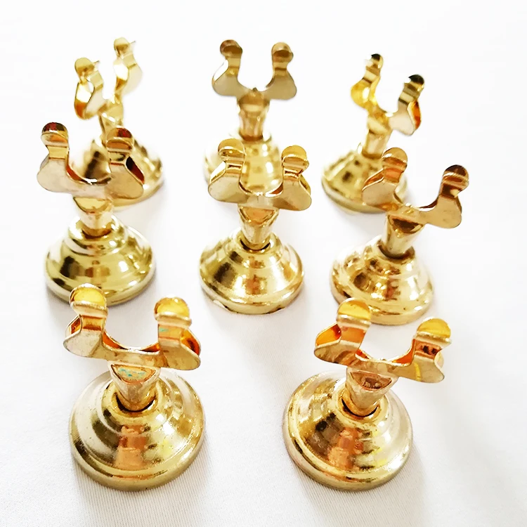 
Stainless Steel Metal Wedding Table Menu Card Number Holder Display 