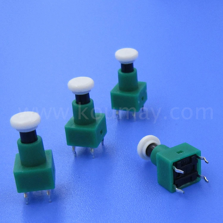 6x6x5/6/7/8/9/10/11/12/13mm (H) top quality pcb 4 pin smd tactile switch vertical mount, round knob 6*6 smd tact switch 4pin