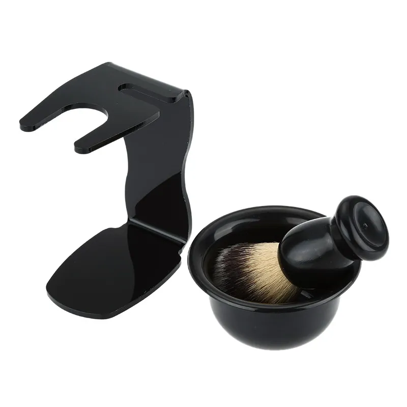 Razor Acrylic Stand Soap Bowl Shaving Brush Best Shaving Accessory Set