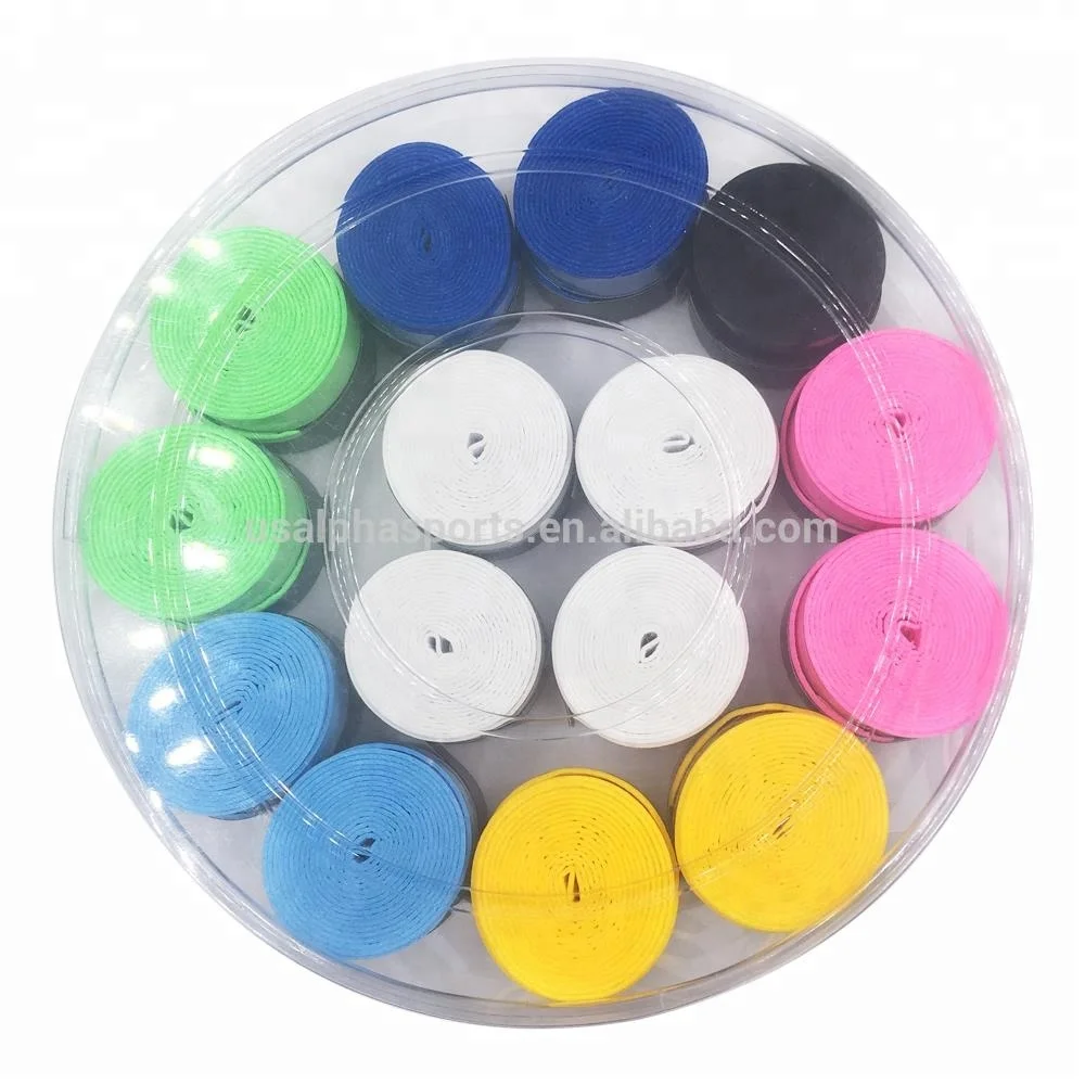 
Customize Tennis grip tape Hot sale PU badminton overgrip for tennis racket 