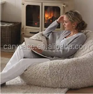 exclusive collection of luxury, lifestyle FUR bean bag lounger, high quality beanbag sit sack