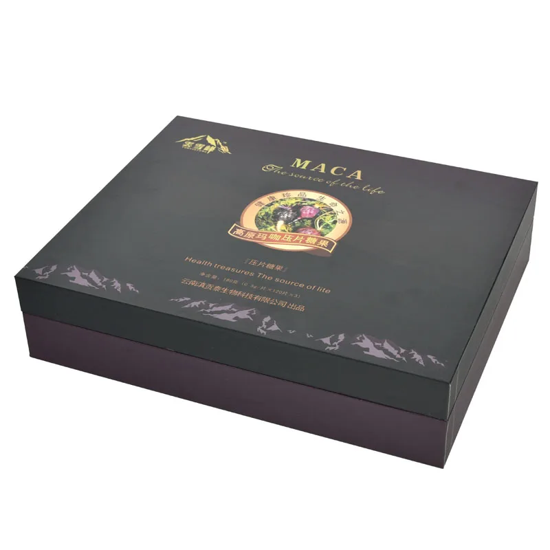 Индивидуальные элегантные упаковки красный радостное бумажная коробка для конфет/гайки