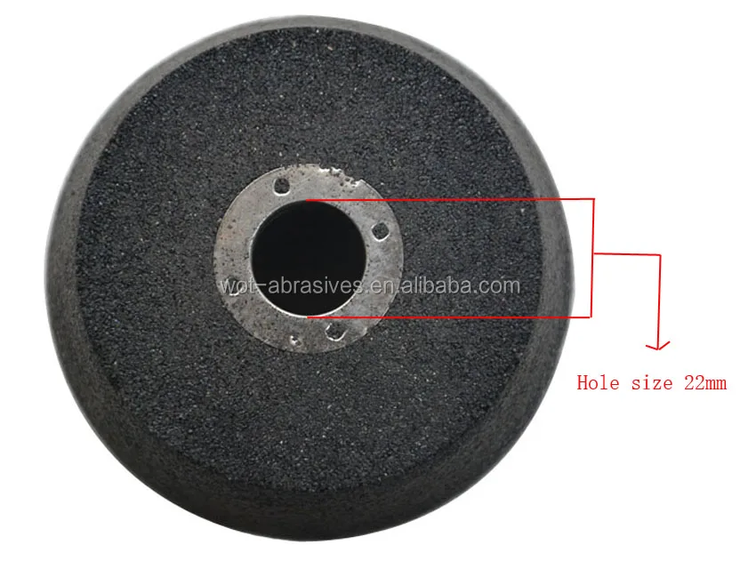 Resin Abrasive Silicon Carbide Cup Stone Grinding Wheel For Metal
