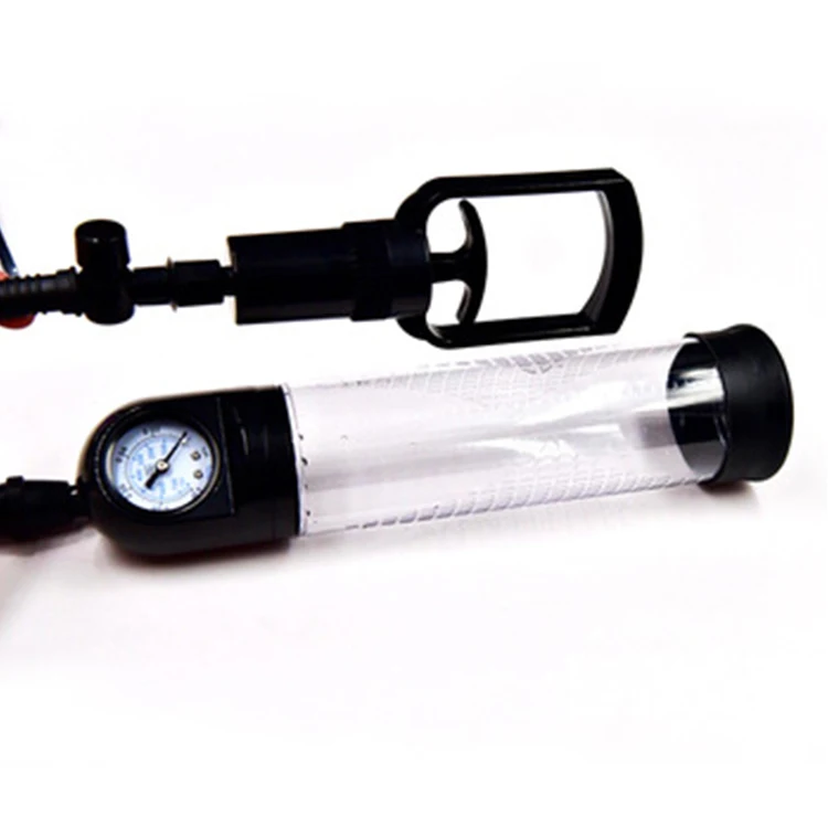 Best Selling power Up pressure gauge Penis Pump Enlarge Various Penis Vacuum Pump adult products for men