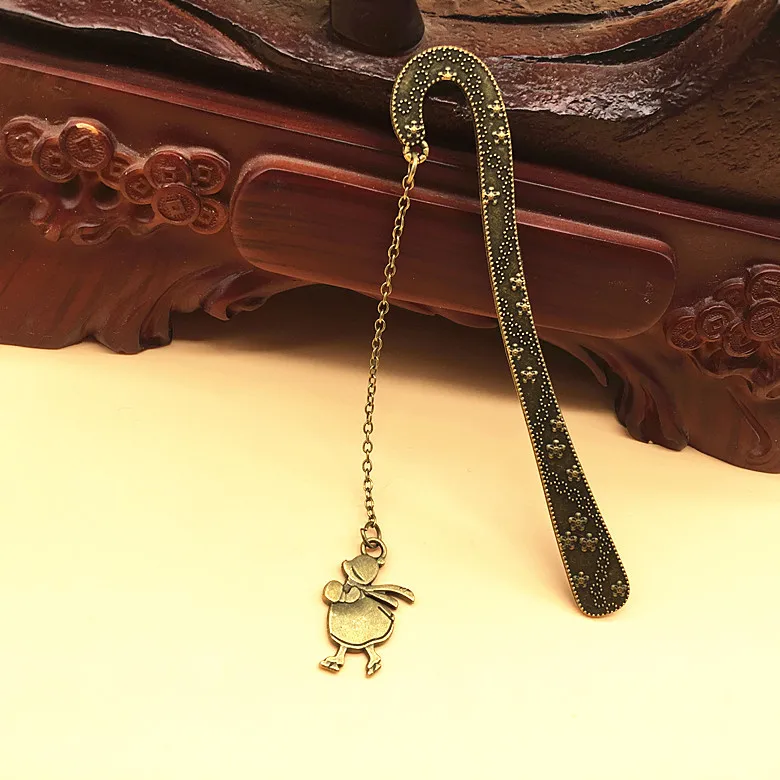 Antique Copper Bookmark, Hook Bookmarks