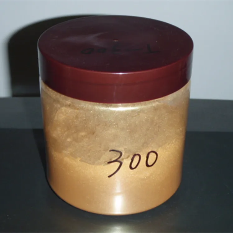 
10-60um particle size luster golden pearlescent mica gold powder pearl pigments wholesale 