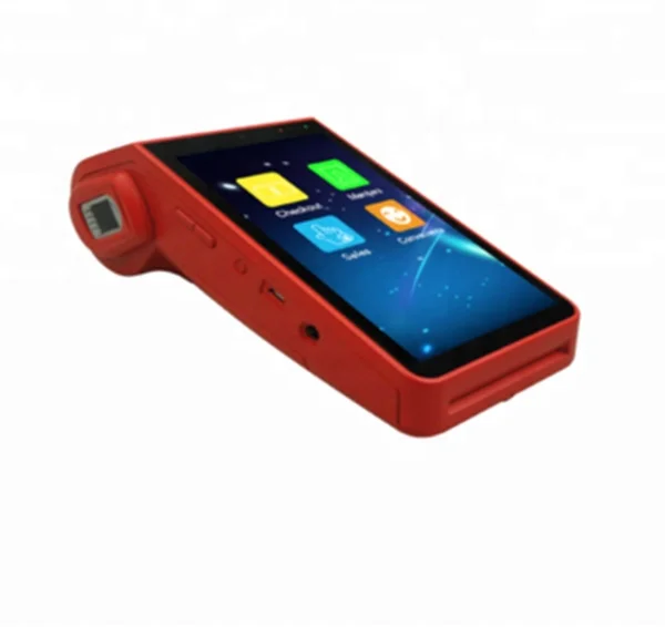Новое поступление 5 дюймов сенсорный экран android pos машина мини портативный терминал с клавиатурой Gc088