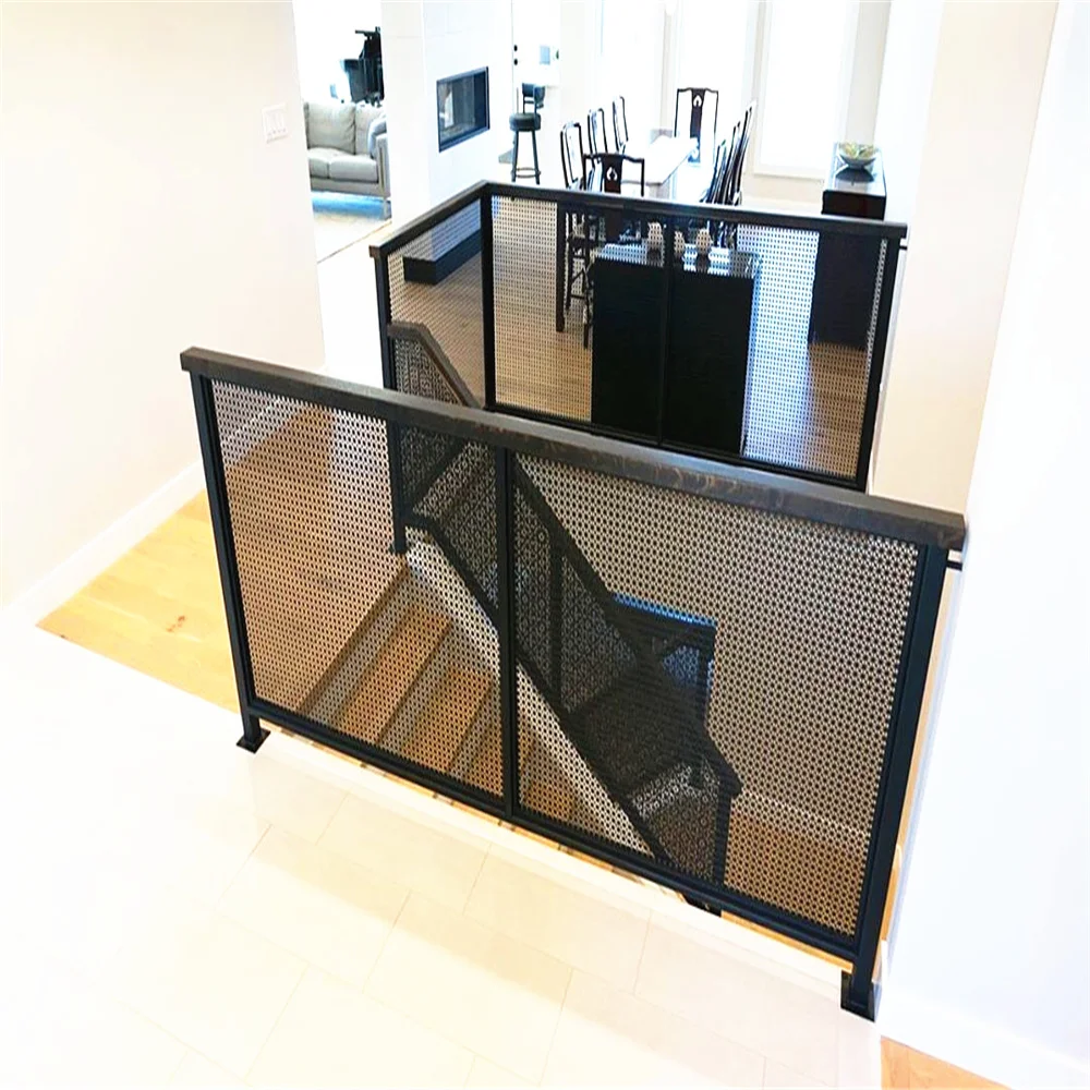 Customize perforated metal screen panels used in building fence