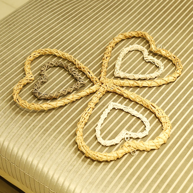 Heart Shape Willow Crafts Wicker Wedding Decoration & Gift 100% Handmade Willow Decoration Customized Custom Size